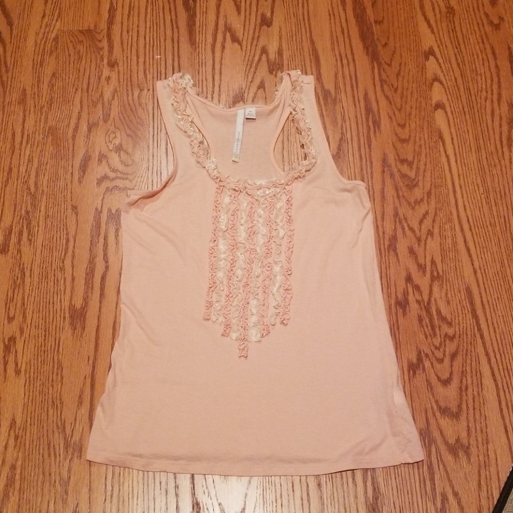 Lauren Conrad ruffle tank